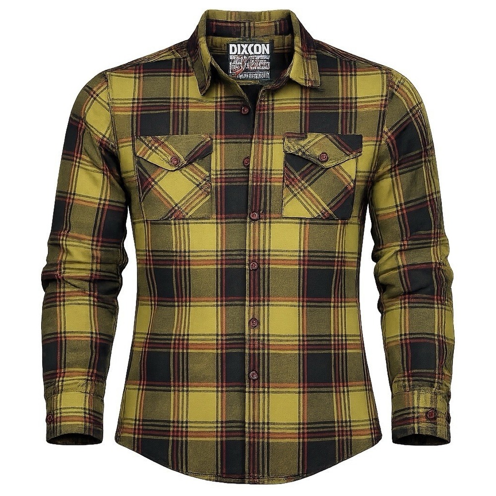 Dixxon Flannel Company The Nightmare Women's Medium Green Plaid Button Up